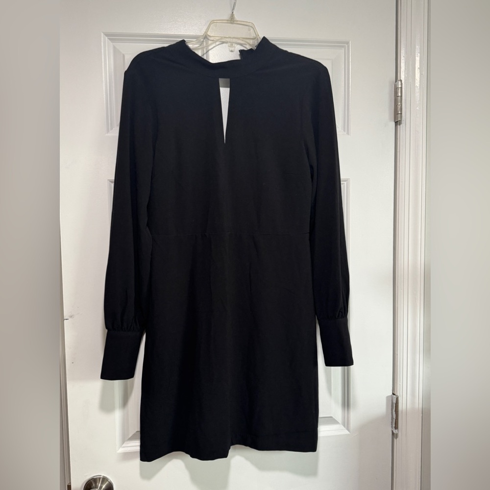 Banana Republic Classic Black Long Sleeve Dress